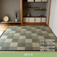 イケヒコ DXモンド い草カーペット 1740×2610mm ブラウン 1031370060302 1枚（直送品）