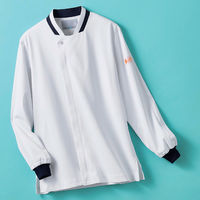 住商モンブラン サービスコート兼用長袖 白/ネイビー 3L ST001-0182 1枚（直送品）