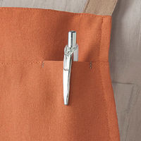 住商モンブラン エプロン兼用 ライトグレー/ブルー M OV5008-2 1枚（直送品）