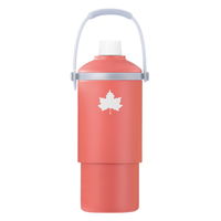 真空「温・冷」ペットボトルシリンダー ピンク 81287642 LOGOS/ロゴス