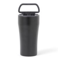 保温保冷 ハンドルセラミックタンブラー ブラック LAKOLE/ラコレ