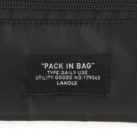 ロープパスポーチ ブラック LAKOLE/ラコレ