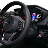 BONFORM ハンドルカバー ディンプル丸形QK 円型 S・M兼用 ブラック 6850-16BK 1個（直送品）