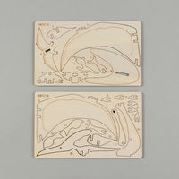 アーテック 木製3Dパズル プテラノドン 58717 1セット(1個×5)（直送品）