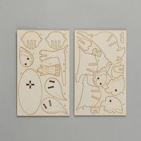 アーテック 木製3Dパズル インコ 58729 1セット(1個×5)（直送品）