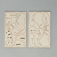 アーテック 木製3Dパズル ゴリラ 58733 1セット(1個×5)（直送品）