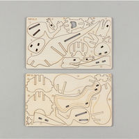 アーテック 木製3Dパズル ティラノサウルス 58715 1セット(1個×5)（直送品）