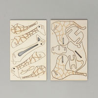 アーテック 木製3Dパズル キリン 58730 1セット(1個×5)（直送品）