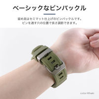 Apple Watch 38/40/41/42mm バンド 「CORVIN」 タフラバーバンド ネイビー（直送品）