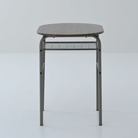 YAMAZEN ダイニング 3点セット テーブル&チェア 収納棚付き 省スペース コンパクト BDS-3(DOK/GG) 1セット（直送品）