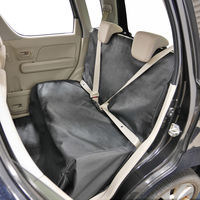 BONFORM シートカバー ファインペット 1540×1100mm ブラック 軽後席用 4125-01BK 1個（直送品）