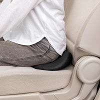 BONFORM クッション 姿勢調整クッション 450×240mm ブラック 背・座兼用 5232-09BK 1個（直送品）