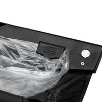 BONFORM 収納 ダストケース カーボン 320×250mm ブラック スリムタイプ 7251-25BK 1個（直送品）