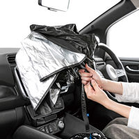 BONFORM サンシェード ファブリーズシェード 傘型M 1350×750mm シルバー 7609-07SI 1個（直送品）