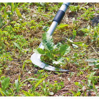 浅香工業 超軽量伸縮可変式ステン万能草刈鎌 AP柄付 #195063 1個（直送品）