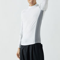 おたふく手袋 BT冷感・消臭パワーストレッチ 長袖バックハイネックシャツ カモフラxホワイト Sサイズ JW-625 1枚（直送品）