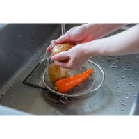 ビーワーススタイル すっきり暮らす盆ざる19cm 持ち上げフック付き 食洗器対応 日本製 LW-930007S 1個（直送品）