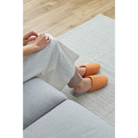 ResoTrading スリッパ ディジョン ルームシューズ S 約22.0~24.5cm オレンジ 482388 1個（直送品）