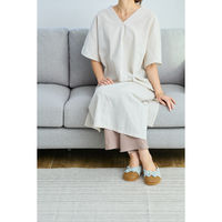 ResoTrading スリッパ リッセ ルームシューズ 約22.0~24.5cm グリーン 482397 1個（直送品）