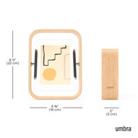 アントレックス Umbra フォトフレーム ベルウッドデスクフレーム 16×22cm 木製 ガラス ナチュラル 482876 1個（直送品）
