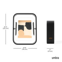 アントレックス Umbra フォトフレーム ベルウッドデスクフレーム 16×22cm 木製 ガラス ブラック 482878 1個（直送品）