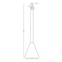 ミツギロン 駐車場スタンド スマートチェーンポール 反射シート巻き ホワイトシルバー 483060 1個（直送品）