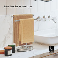 アントレックス Umbra パーム ダブルタオルツリー ニッケル 483324 1個（直送品）