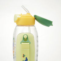 スケーター 水筒 780ml ワンプッシュストローボトル ディノサウルス 493427 1個（直送品）