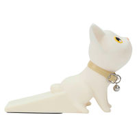 ルークラン ドアストッパー アプリクス アニマルストッパー かわいい 動物 シロ 494316 1個（直送品）