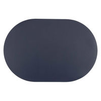 ルークラン ランチョンマット アプリクス オーバル ブルー 494746 1個（直送品）