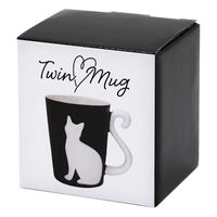 アルタ マグカップ 300ml ツインマグ リペル 単品 ブラック 495124 1個（直送品）