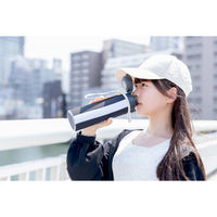 ピーコック魔法瓶 水筒 500ml ポーチ付きスクールボトル ブラック 495241 1個（直送品）