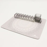 イトウ 水切りカゴ 水切りマット 吸水マット&水切りセット グレー 497103 1個（直送品）