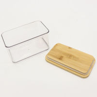 イトウ 保存容器 1.1L 木目調 クリア 保存ケース 497104 1個（直送品）