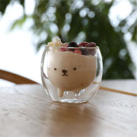 シービージャパン グラス 250ml アニボール 耐熱 ダブルグラス シロクマ 498647 1個（直送品）