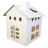 カーボーイ ダンボール 家 おえかきハウスN 498722 1個（直送品）