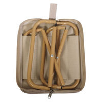 ハック 折りたたみ椅子 簡単!折りたたみポケットチェア ベージュ 532469 1個（直送品）