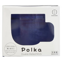 小久保工業所 マグカップ 420ml Polka マグ ブルー 531026 1個（直送品）