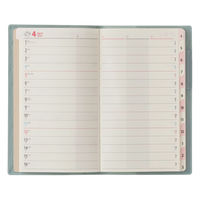 日本能率協会マネジメントセンター 【2026年4月版】ペイジェムファミリー×Mたっぷりスリムi 週間横ケイ 日曜始 ミント 9961 1冊（直送品）