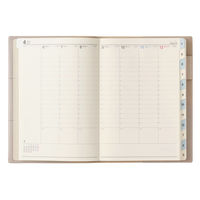 日本能率協会マネジメントセンター 【2026年4月版】NOLTY キャレル B6 バーチカル2 月曜始まり ベージュ 9096 1冊（直送品）