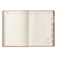 日本能率協会マネジメントセンター 【2026年4月版】NOLTY キャレル B6 バーチカル1 月曜始まり ピンク 9091 1冊（直送品）