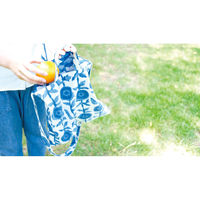 キシマ エコバッグ 2WAY 折り畳み 肩掛け 手持ち フラワー2 499099 1個（直送品）