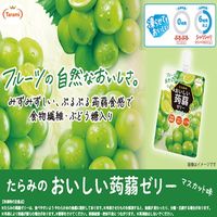 ゼリー お配り菓子 食べきりサイズ おいしい蒟蒻ゼリー　マスカット味  1セット（1個×12）