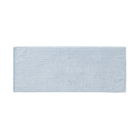 無印良品 ふっくらパイルフェイスタオル（柄） ３４×８５ｃｍ ブルーストライプ 良品計画