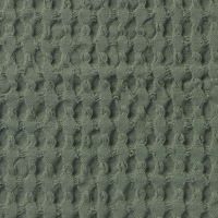 無印良品 インド綿洗いざらしワッフル織クッションカバー ５５×５９ｃｍ用 ダークグリーン 良品計画