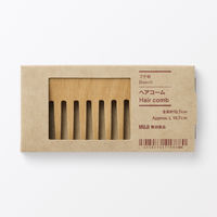 無印良品 ブナ材ヘアコーム 全長約１０．７ｃｍ 良品計画