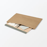 無印良品 ジーンズラベル 書類ケース Ａ５用 ブラウン 良品計画