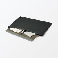 無印良品 ジーンズラベル 書類ケース Ａ５用 ダークグレー 良品計画