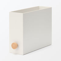 無印良品 引き出しやすくなる つまみ 丸型 ファイルボックス用 ２個入り ブナ材 1セット（1組（2個入）×2） 良品計画