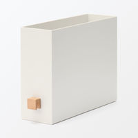 無印良品 引き出しやすくなる つまみ 角型 ファイルボックス用 ２個入り ブナ材 1セット（1組（2個入）×2） 良品計画